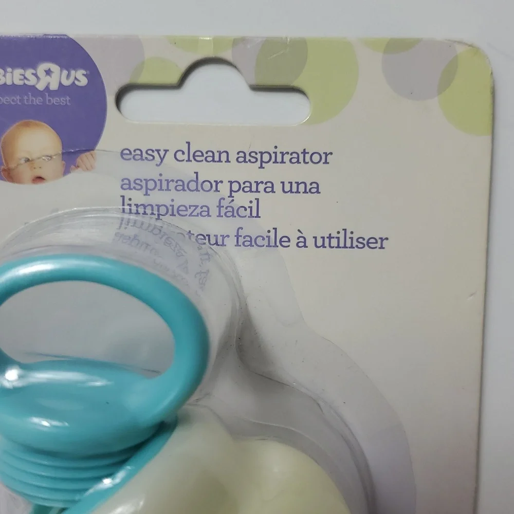 BabiesRUs Cream and Blue Baby Aspirator